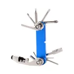 Multifunctional 12 in 1 Bike Repair Tool Kit Aluminum Alloy Sturdy Maintenance Set Cross Screwdriver Chain Cutter for Bicycle