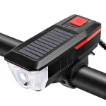 Fietslig Sonkrag USB Herlaaibare Fiets Koplig Agterlig Stel MTB Fiets Voorlig Horing Fietsry Lamp Bykomstighede