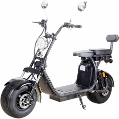 [USA Direct] Scooter elétrica Mototec KnockoutK2 60V 18AH*2 baterias duplas, motor de 2000W, autonomia de 50-95km, carga máxima de 200kg