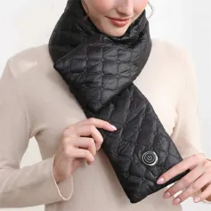 TENGOO Heating Scarf Waist Belly Warmer 3 Levels Control Warming Neck Scarf USB Powered Electric Heated Scarf Neck Wrap Warmer Neck Heating Pad for Women Men