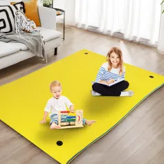 HALLOLURE 101\x69.5\ Yüzen Su Yatağı Yırtılmaya Dayanıklı XPE Köpük Zıplayan Su Yüzen Yatak Havuz Plaj Okyanus Göl