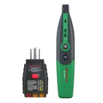 MS5902 Automatic Circuit Breaker Finder Fuse Socket Tester 220V 110V LED Indicator Flashlight Circuit Diagnostic Tool Electrical Maintenance Helper