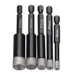 Drillpro 6-14mm Vaccum Brazed Diamond Dry Drill Bits Hole Saw Cutter for Granite Marble Ceramic Tile Glass