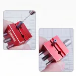 Mini Platform Plier Aluminum Alloy Metal Perfect for DIY Projects Ultra Adjustable Easy Grip Hand Tools Ideal for Assembly Model Woodworking Compact Space-Saving Design
