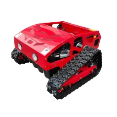 HT550A Remote Control Lawn Mower 550mm Cutting Width Adjustable Height 4-Stroke Engine Up to 45 Degree Slope All Terrain Tracked Mower