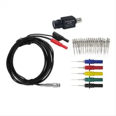 HT30A HT201 HT307 Oscilloscope Accessories Set Automotive Test Probe Kit 20:1 Attenuator BNC to Banana Cable Electrical Diagnostics 10MHz Bandwidth