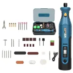 66pcs Electric Cordless Rotary Tool Kit 7.4V Rechargeable 50W 25000RPM Precision Grinding Polishing Cutting Wood Carving Metal