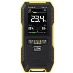 FNIRSI WMT-10 Moisture Meter 2.4 Inch TFT Screen High Precision 0.1% Resolution Rechargeable Battery for Wood Wall Detection