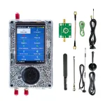Portapack H4M+ RF SDR Receiver 1MHz to 6GHz with LCD Touchscreen WiFi Bluetooth Signal Detection Real-Time Capture Linux OS Antennas Engineering Projects