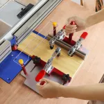 Фрезерный стол Coping Салазки Рельсы Coping Салазки с зажимами для точного переднего стыка Резка дверей шкафа и ящика