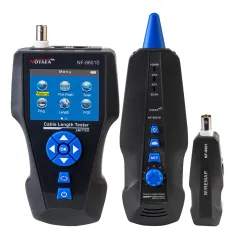 NOYAFA NF-8601W / NF-8601S / NF-8601 Wielofunkcyjny tester sieciowych RJ45 CAT6 Cable Tracker PoE / PING / Port Wyświetlacz LCD Zmierz długość mapy przewodów