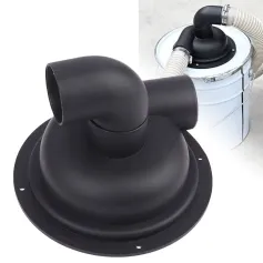 Cyclone Separator Cover High Efficiency Dust Collector 98 Percent Sealing Rate Woodworking Vacuum Cleaner Plastic Material Dry Debris Removal Compact Lightweight Design