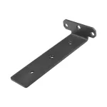 Wall Shelf Brackets Hidden Tripod Rack Cold Rolled Steel Black 200kg Load Bearing Anti Rust Easy Installation Modern Design