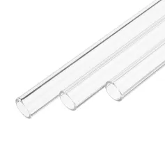 10Pcs 250mm OD 10mm 2.2mm Thick Wall Borosilicate Glass Blowing Tube 