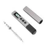 PTS201 Intelligent Soldering Iron Type-C Fast Charging 18-100W OLED Display 30°C-450°C Adjustable Temperature Portable Lightweight
