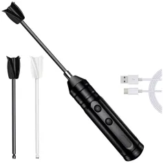 Rechargeable Resin Mixer 01 Low RPM 180 Rotating Speed USB Type-C Cordless Electric Epoxy Stirrer for Resin Paint Ceramic Glaze Mixing Without Bubbles DIY Crafts