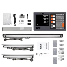 YH200 Digital Display KA300 3 Axis Grating Ruler Suite Compatible with Milling Machine PLC Lathe High Precision Stable Measurement with Large Display and Imported NSK Bearings for Optimal Performance