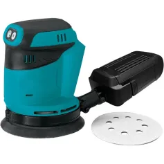 DBO180Z Random Orbit Sander 18V Rechargeable Lithium-Ion Battery 11,000 OPM Variable Speed Control 123mm Pad Ergonomic Design Hook and Loop System