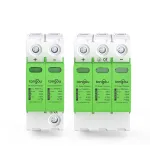 SPD DC Surge Protector 2P/3P 1000V High Discharge Capacity 40kA Photovoltaic Solar Lightnin Protection Efficient Operation