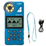 OWOM OWM5500 Smart Anemometer 7 Types of Measurements 8000 Sets Data Storage USB Type-C Rechargeable Lithium Battery Energy Efficient APP Remote Control Data Analysis