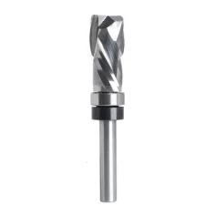 12.7*25.4*67MM Carbide Lower Bearing Spiral Trimming CNC Router Bit End Mill 1/4\ 6.35mm Shank for Woodworking
