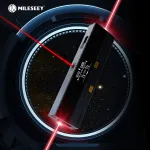 MILESEEY DP20 Laser Rangefinder 120M Bilateral Laser Tape Measure with Laser Mark Beam Use Patented Co-axial Optics Technology