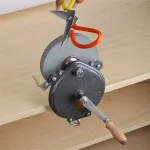 Knife Sharpener Hand-cranking Grinding Machine Sharpener Tool For Kitchen Knife Garden Tool Sharpener 6 Inches DIY Polishing Machine Tool Grinder