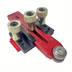 Guida per sega da tavolo con sega circolare sottile da 160 mm, in lega di alluminio CNC anodizzata, adatta per slot da 3/8 e 3/4, ad alta precisione, regolabile, resistente alla ruggine.