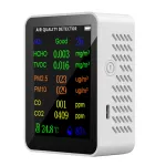 9 in 1 PM2.5 PM10 HCHO TVOC CO CO2 Meter Digital Temperature Humidity Tester LCD Carbon Dioxide Monitor Air Quality Monitor