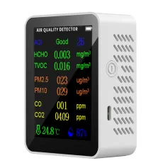9 in 1 PM2.5 PM10 HCHO TVOC CO CO2 Meter Digital Temperature Humidity Tester LCD Carbon Dioxide Monitor Air Quality Monitor