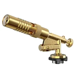 High-Temperature Flame Nozzle 1300°C Portable Welding Gas Torch Butane Burner Electronic Ignition Adjustable Flame Outdoor BBQ Kitchen Tool