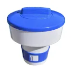 Pool Chlorine Dispenser Floating Chlorine Dispenser Large Capacity Pool Tablet Floater For Chlorine Tablets Cleaning Swimming