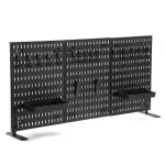 Portable Pegboard Organization Kit Multi Purpose Plastic Storage Board 90cm x 42cm Moisture Resistant Tool Free Assembly Adjustable Hooks and Trays Modular Design