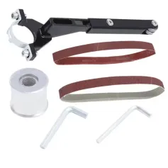 M10 Angle Grinder Belt Sander Adapter Convertible Kit 520x20mm Belt Attachment High Speed Polishing Grinding Tool Compatible with 100mm 115mm 125mm Models