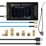 NanoVNA-F V2 50kHz-3GHz V5.0 vektornetgreiningartæki IPS 4,3 tommu LCD skjár SAA-2 loftnetsgreiningartæki stuttbylgju HF VHF UHF