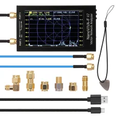 NanoVNA-F V2 50kHz-3GHz V5.0 Vector Network Analyzer IPS 4.3Inch LCD Display S-A-A-2 Antenna Analyzer Short Wave HF VHF UHF