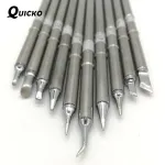 QUICKO T12 sorozatú 10 darabos forrasztópáka hegykészlet 942 forrasztóállomáshoz Kiváló minőségű gyors fűtésű precíziós hegyek