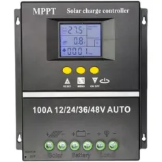 100A MPPTソーラー充電コントローラー 12V/24V/36V/48V 自動PVソーラーパネル充電