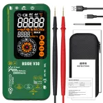 BSIDE V30 Digital Multimeter Infrared Thermometer Measures AC/DC Voltage Current Resistance Capacitance Frequency Dual Power Options Flashlight V~Alert 4:1 Object Distance Ratio