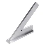 150x100mm 45 Degree DIN875-2 Angle Corner Square Ruler Wide Base Gauge Woodworking Tool