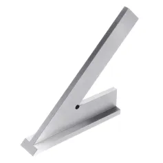 150x100mm 45 Degree DIN875-2 Angle Corner Square Ruler Wide Base Gauge Woodworking Tool