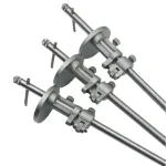 ETOPOO Woodworking Marking Tool with Stainless Steel Round Plate for Precise 0-500mm Lines - Perfect for Carpentry DIY Projects and More