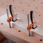 PonyJorgensen Quick Ratcheting MFT Bench Dog Clamp Track Saw Guide Rail Clamp 181kg Clamping Force for Makita Protool Metabo Festool DeWalt Guide Rail