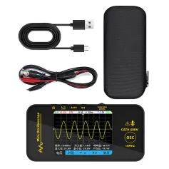BSIDE Mini OT3 Oscilloscope 3.2\ TFT Color Screen 10MHz Bandwidth Real-Time Sampling 48MSa/s Portable Handheld Oscilloscope with Probe