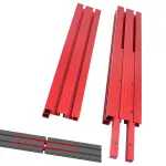 800mm Aluminum Alloy T-Track Table Saw Router Table Telescoping Fence Woodworking T-Slot Miter Track Fence
