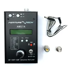 HF + UV AW07A HF / VHF / UHF 160M 490Mhz Analizor de antenă SWR cu impedanță Radio amator cu unde scurte