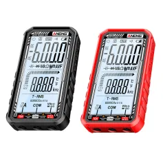ANENG 620C Digital Multimeter 6000 Counts AC/DC Voltage Current Tester with Backlit Screen Auto Power Off and Flashlight
