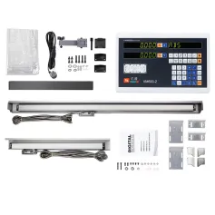 YHSINO VM600-2 Digital Readout YE Grating Scale with 2 Axis AC 80V-240V Power 15W Long Service Life Suitable for Various Grating Scale Lengths High Efficiency and Protection