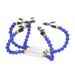Two/Four/Five Brackets Maintenance Fixture Aluminum Alloy Clamp Soldeirng Iron Holder Benches Vise Table Clamp with Flexible Arm Printed Circuit Board Welding Repairs