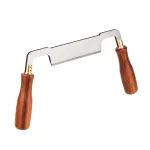 GANWEI MG0-000-0119 Woodworking Draw Knife HSS Blade 6mm Thickness 110mm Width Ergonomic Wooden Handles Precision Wood Carving Tool